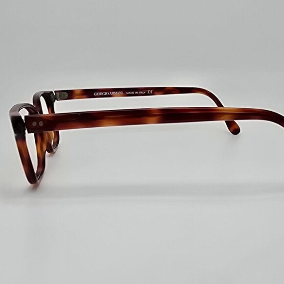 Giorgio Armani 352 050 Tortoise Eyeglasses Frame Italy 52-16-140 - Picture 3 of 12